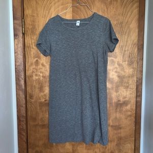 Light Grey T-Shirt Dress